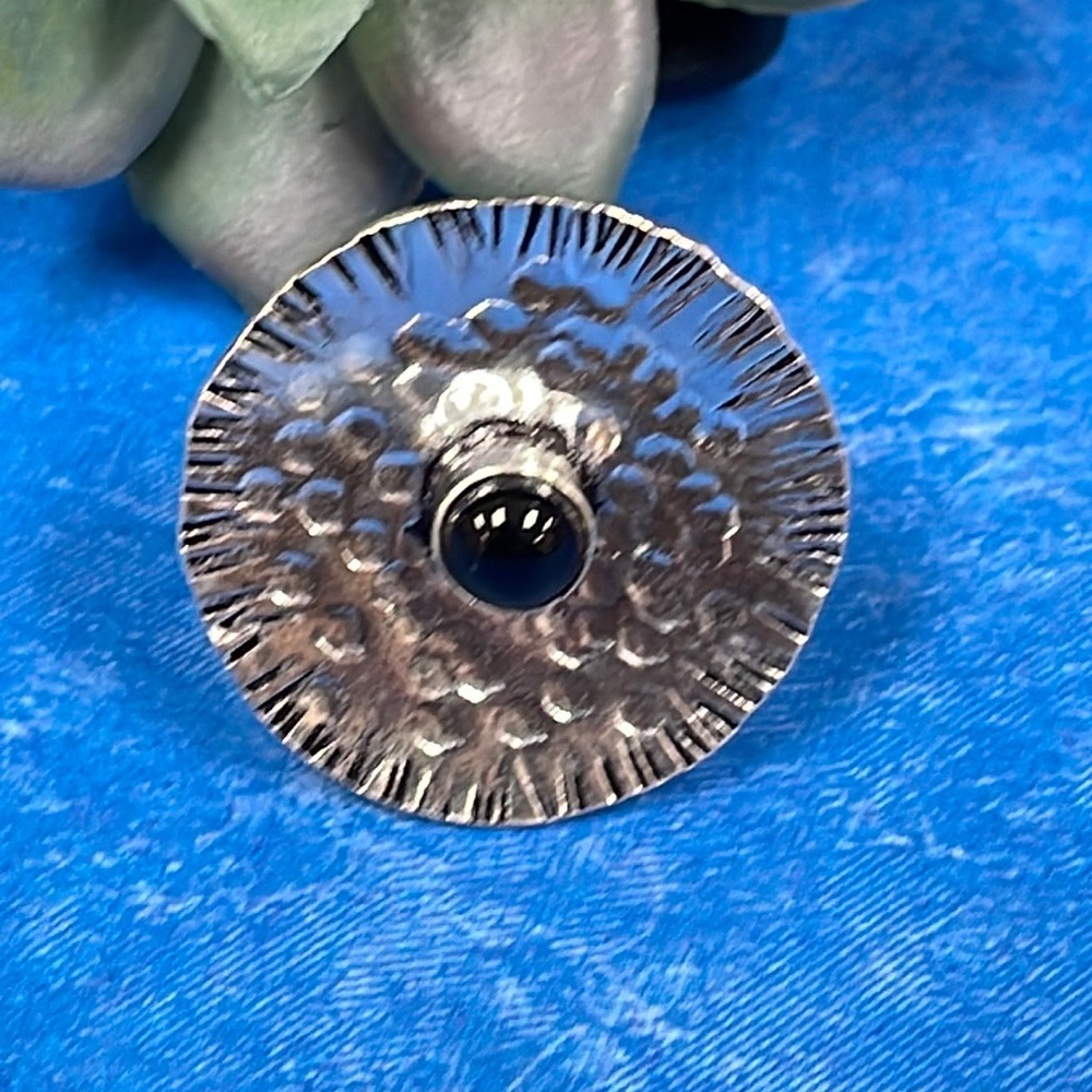 Onyx Shield Ring - image 1